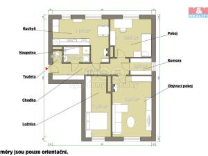 Prodej bytu 3+1, Krásné Údolí, 72 m2