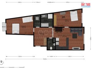 Pronájem bytu 3+kk, Praha - Smíchov, Křížová, 80 m2