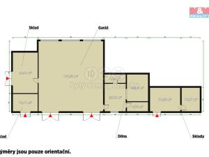 Pronájem garáže, Nepomuk - Dvorec, 378 m2