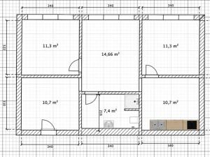 Pronájem bytu 3+kk, Ostrava, Plzeňská, 68 m2