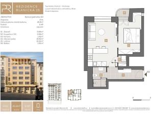 Prodej bytu 2+kk, Praha - Vinohrady, Blanická, 46 m2