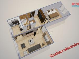 Prodej bytu 2+1, Chodov, Jiráskova, 60 m2