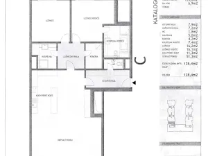Pronájem bytu 3+kk, Praha - Karlín, Rohanské nábřeží, 128 m2