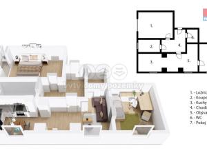 Prodej rodinného domu, Oskořínek, Slepá, 78 m2