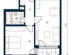 Pronájem bytu 4+kk, Praha - Nusle, Bělehradská, 130 m2