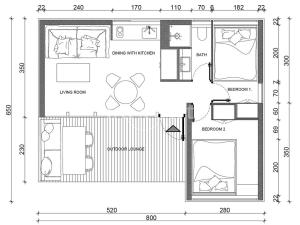 Prodej rodinného domu, Drage, Chorvatsko, 54 m2