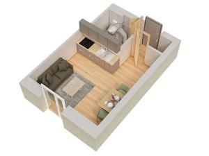 Prodej bytu 1+kk, Tuchoměřice, V Kněžívce, 31 m2