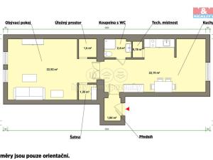 Prodej bytu 2+kk, Cheb, Svobody, 55 m2