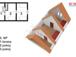 Prodej chaty, Kestřany - Zátaví, 60 m2