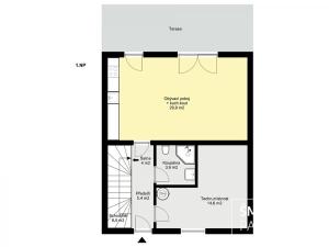 Pronájem rodinného domu, Kolín, Ke Hřišti, 125 m2