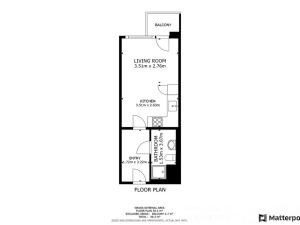 Pronájem bytu 1+kk, Praha - Vysočany, Smržových, 31 m2