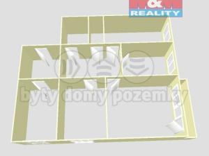 Pronájem bytu 4+1, Litvínov - Janov, Hamerská, 74 m2