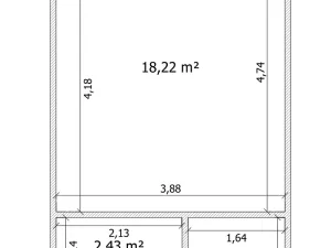 Pronájem bytu 1+kk, Brno, Obřanská, 30 m2