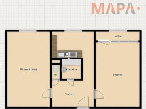 Prodej bytu 2+1, Chomutov, Holešická, 62 m2