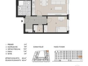 Prodej bytu 2+kk, Plzeň, 51 m2