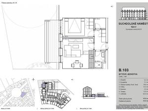 Prodej bytu 2+kk, Praha - Suchdol, Suchdolské náměstí, 44 m2