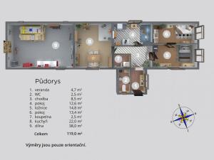Prodej chaty, Petrov, Hlavní, 119 m2