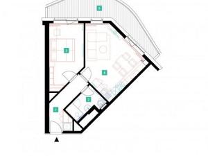 Pronájem bytu 2+kk, Praha - Stodůlky, Mukařovského, 48 m2