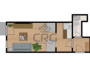 Pronájem bytu 1+kk, Brno - Trnitá, Mlýnská, 23 m2