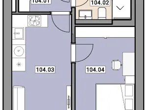 Prodej bytu 2+kk, Praha - Zbraslav, Elišky Přemyslovny, 34 m2