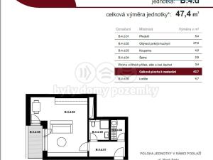 Pronájem bytu 1+kk, Brno, Ghegova, 42 m2