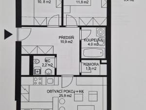 Pronájem bytu 3+kk, Brno - Slatina, Blažovická, 82 m2
