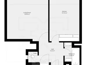 Pronájem bytu 1+1, Praha - Nové Město, Na slupi, 47 m2