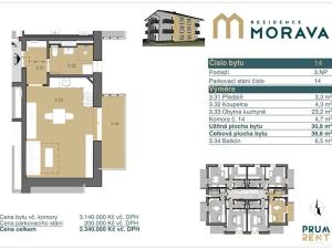 Prodej bytu 1+kk, Zábřeh, Leštinská, 31 m2