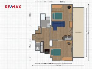 Prodej bytu 3+kk, Praha - Strašnice, Černokostelecká, 52 m2