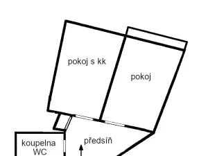 Pronájem bytu 2+kk, Praha - Vršovice, Slovinská, 51 m2