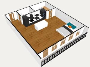 Pronájem bytu 1+kk, Praha - Stodůlky, V hůrkách, 32 m2