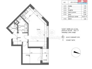 Pronájem bytu 2+kk, Přezletice, Pod Zahrady, 63 m2
