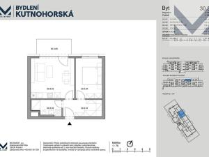Prodej bytu 2+kk, Praha - Dolní Měcholupy, Kutnohorská, 40 m2