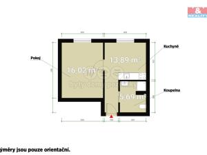 Pronájem bytu 1+1, Kaznějov, Školní, 36 m2