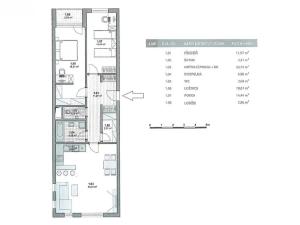 Pronájem bytu 3+kk, Ostrava - Moravská Ostrava, Jantarová, 89 m2