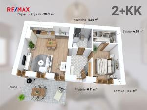 Prodej bytu 2+kk, Třeština, 60 m2