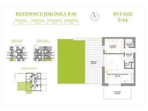 Prodej bytu 2+kk, Brno, Jerlínová, 53 m2