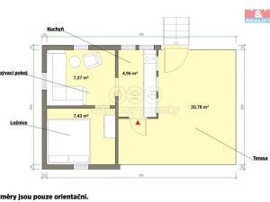 Prodej chaty, Lipová - Mechová, 29 m2