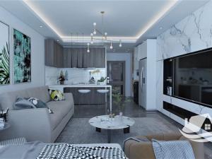 Prodej bytu 1+kk, Trikomo, Kypr, 45 m2