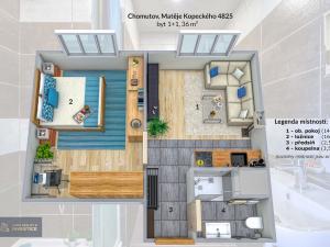 Prodej bytu 1+1, Chomutov, Matěje Kopeckého, 35 m2