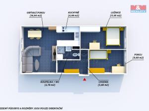 Prodej bytu 3+1, Praha - Záběhlice, 52 m2