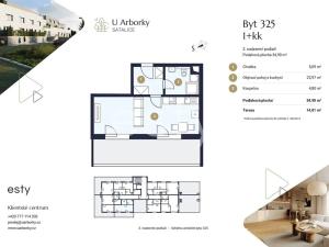 Prodej bytu 1+kk, Praha - Satalice, Za Novákovou zahradou, 35 m2