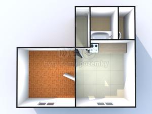 Prodej bytu 2+kk, Kroměříž, Spáčilova, 35 m2
