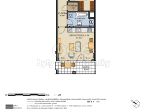 Pronájem bytu 2+kk, Praha - Ruzyně, Huppnerova, 54 m2