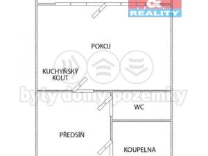 Pronájem bytu 1+kk, Ostrava - Moravská Ostrava, Gen. Píky, 28 m2