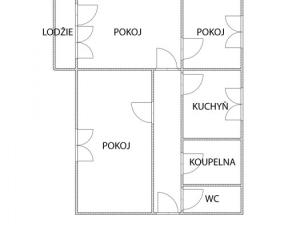 Pronájem bytu 3+1, Čáslav - Čáslav-Nové Město, Žitenická, 64 m2
