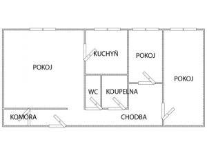 Prodej bytu 3+1, Krupá, 69 m2