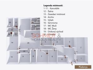 Pronájem kanceláře, Hustopeče, Herbenova, 526 m2