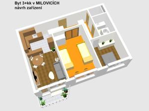 Prodej bytu 3+kk, Milovice, Slepá, 65 m2