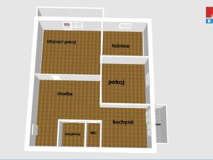 Prodej bytu 3+1, Náchod, Kostelecká, 70 m2